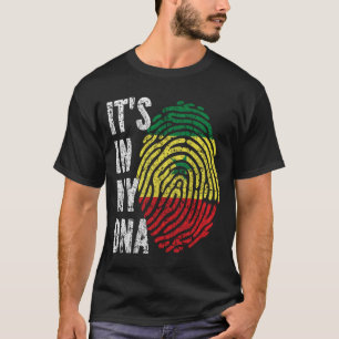 IT'S IN MY DNA Senegal Flag Men Women Kids T-Shirt