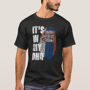 It's In My Dna Serbia Flag Serbian T-Shirt