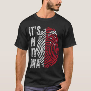 IT'S IN MY DNA Singapore Flag Men Women Kids T-Shirt