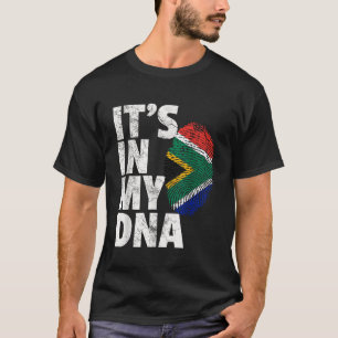 ITS IN MY DNA South Africa African Flag Men Women T-Shirt