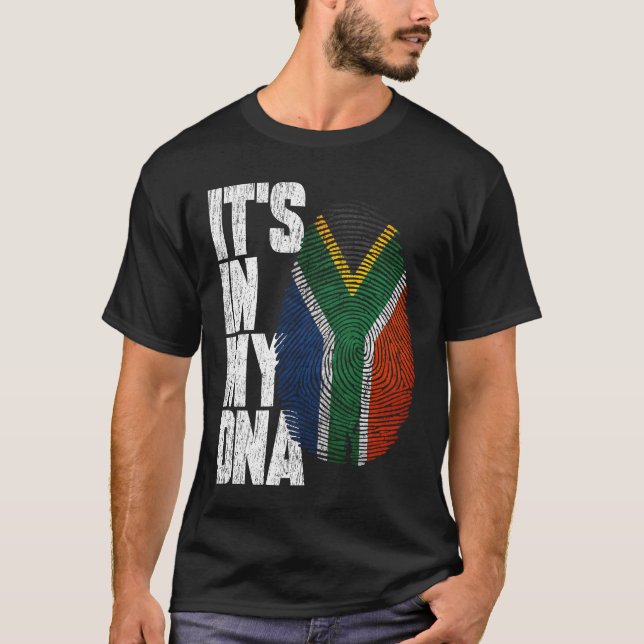 It's In My DNA South African Proud South Africa T-Shirt (Front)