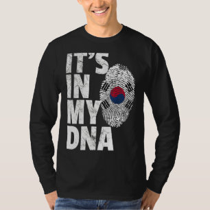 It's In My Dna South Korea Korean Flag Souvenir T-Shirt