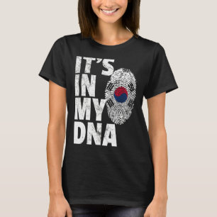 It's In My Dna South Korea Korean Flag Souvenir T-Shirt