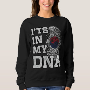 It's In My DNA South Korean Fingerprint Proud Kore Sweatshirt
