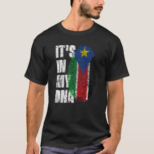 It's In My Dna South Sudan Flag South Sudanese T-Shirt
