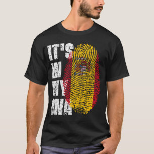 IT'S IN MY DNA Spain Flag Boy Girl Gift T-Shirt