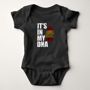 It's In My DNA Spain Spanish Flag Baby Bodysuit