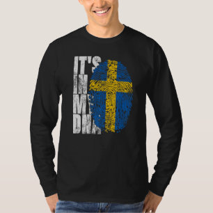 It's In My Dna Sweden Graphic For Men Women Swedis T-Shirt