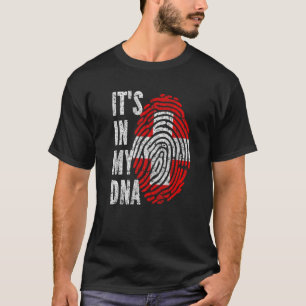 It's In My Dna Switzerland Flag Swiss T-Shirt