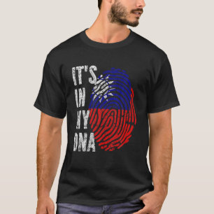 IT's IN MY DNA Taiwan Flag Men Women Kids T-Shirt
