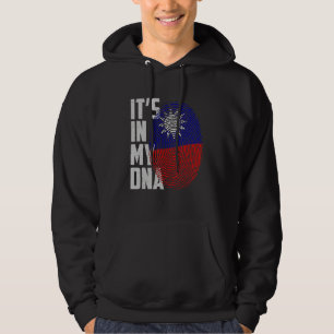 It's In My DNA Taiwan Taiwanese Flag Taiwan Finger Hoodie