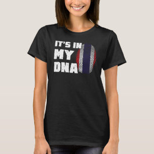 It's In My DNA Thailand Flag Fingerprint Men Women T-Shirt