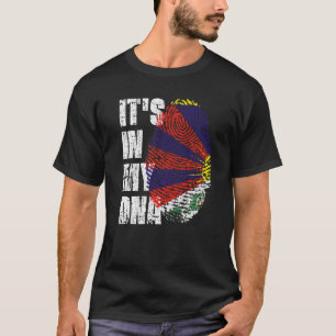 It's In My Dna Tibet Flag Tibetan T-Shirt