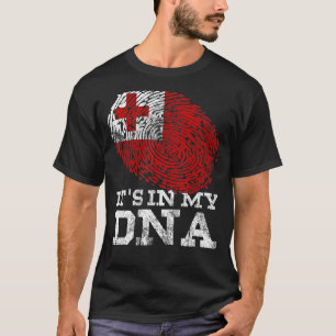 It's In My Dna Tonga Country Flag Genes Vintage To T-Shirt