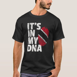 IT's IN MY DNA Trinidad And Tobago Flag Christmas T-Shirt