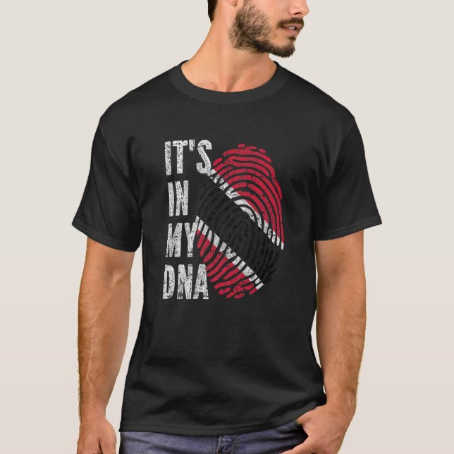 IT's IN MY DNA Trinidad And Tobago Flag Men Women T-Shirt (Front)