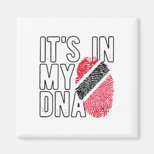It's In My Dna Trinidad And Togo Flag Proud Trinid Magnet