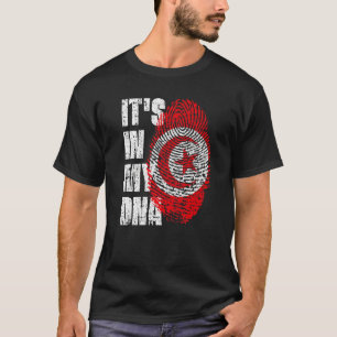 It's In My Dna Tunisia Flag Tunisian T-Shirt