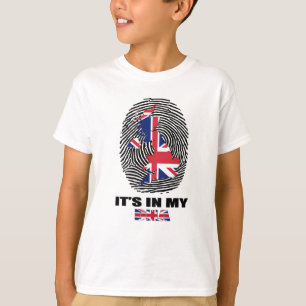 It's In My DNA UK Patriotic United Kingdom British T-Shirt