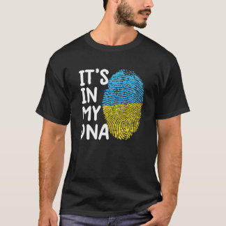 It's In My DNA Ukraine Tee Ukrainian Ukraine Flag