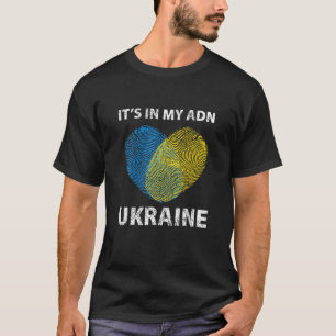 It's In My DNA Ukraine, Ukrainian Flag I Stand Wit T-Shirt