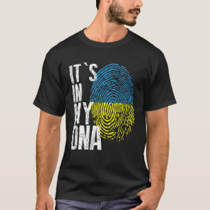 It's In My DNA Ukrainian Gifts Vyshyvanka Kozak Uk T-Shirt