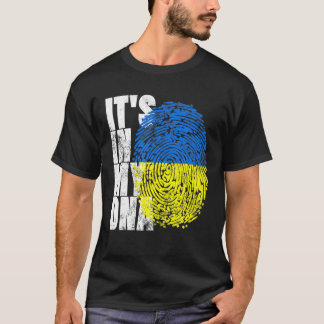 It's In My DNA Ukrainian Gifts Vyshyvanka Kozak Uk T-Shirt