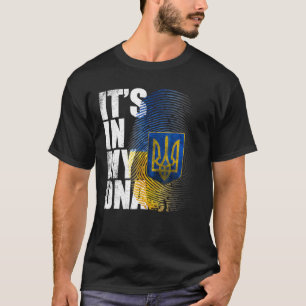 Its In My DNA Ukrainian Support Ukraine I Stand Wi T-Shirt