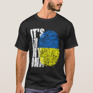 It'S In My Dna Ukrainian Vyshyvanka Kozak Ukraine T-Shirt