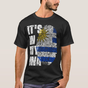 IT'S IN MY DNA Uruguay Flag Boy Girl Gift T-Shirt