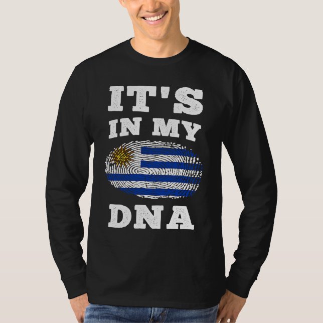 Its In My DNA Uruguay Flag Hungarian T-Shirt (Front)