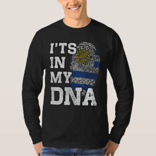 It's In My DNA Uruguayan Fingerprint Proud Uruguay T-Shirt