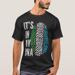 IT'S IN MY DNA Uzbekistan Flag Men Women Kids T-Shirt