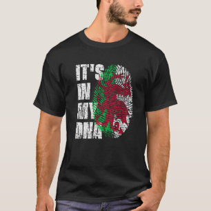 IT's IN MY DNA Wales Flag Welsh T-Shirt