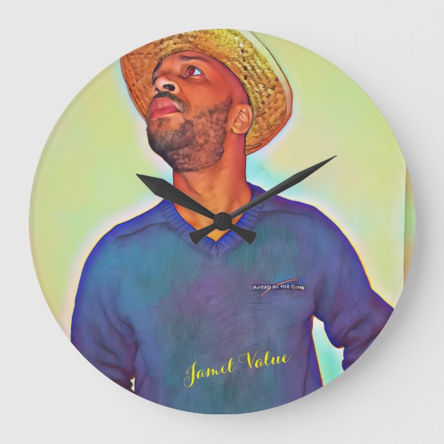 It's Jamil Value Time: Custom Wall Clock (Front)