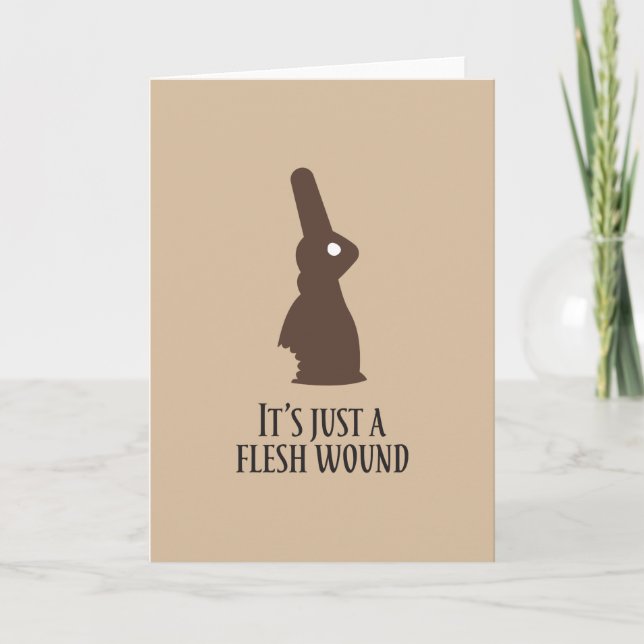 It's Just a Flesh Wound, Get Well Card (Front)
