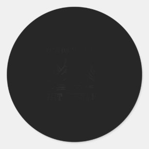 It's Just A Hill Get Over It Running Cross Country Classic Round Sticker