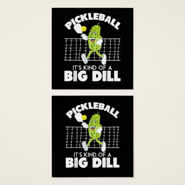 It's Kind of A Big Dill - Funny Pickleball Paddle (Front & Back)