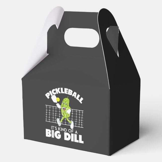 It's Kind of A Big Dill - Funny Pickleball Paddle Favour Box (Front)