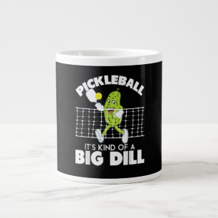 It's Kind of A Big Dill - Funny Pickleball Paddle Large Coffee Mug