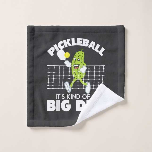 It's Kind of A Big Dill - Funny Pickleball Paddle Wash Cloth (Wash Cloth)