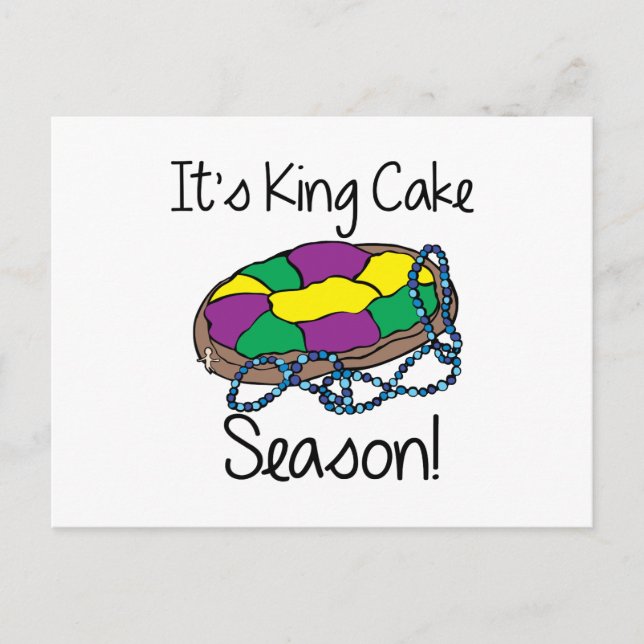 Its King Cake Postcard (Front)