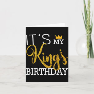 It's King's Birthday Couples Matching Illustration Card