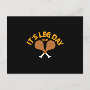 It's Leg Day Postcard