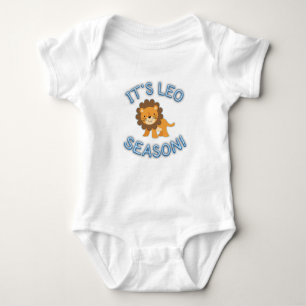 Its Leo Season! Baby Bodysuit (Blue)