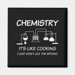 It's Like Cooking Just Don't Lick The Son Funny Ch Magnet
