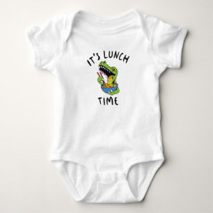It's lunch time baby bodysuit