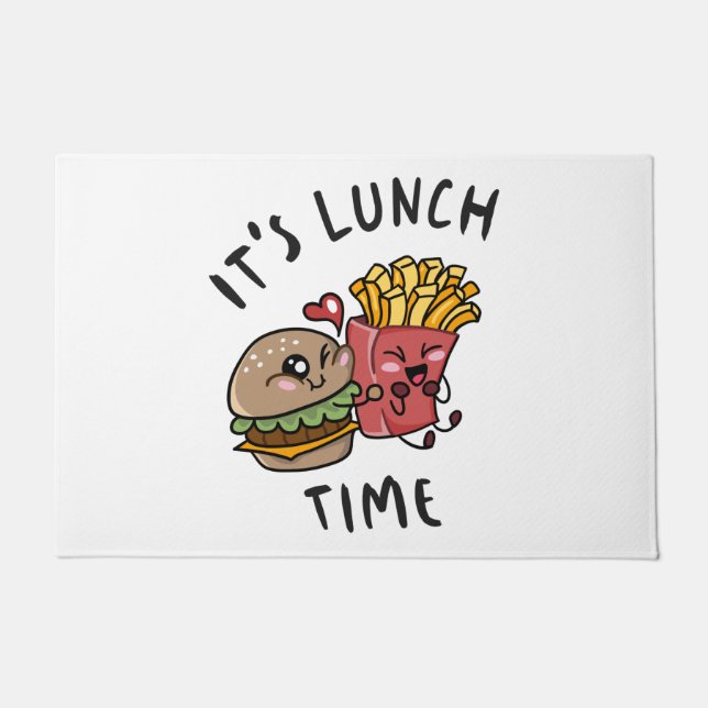 It's Lunch Time Doormat (Front)