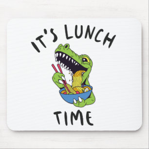 It's lunch time mouse pad
