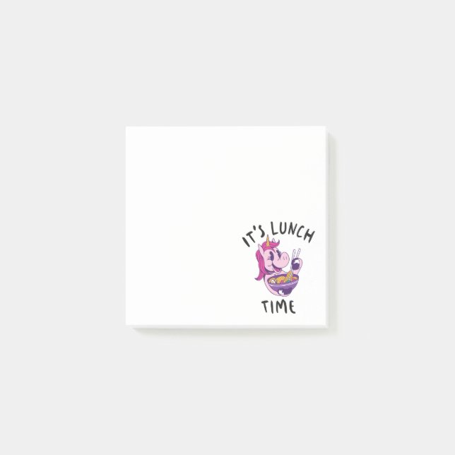 It's Lunch Time Post-it Notes (Front)